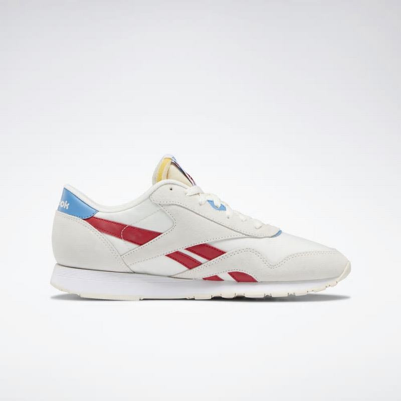 Reebok Classic Nylon Tenisky Panske - Červené/Modre/Biele PA1162DX